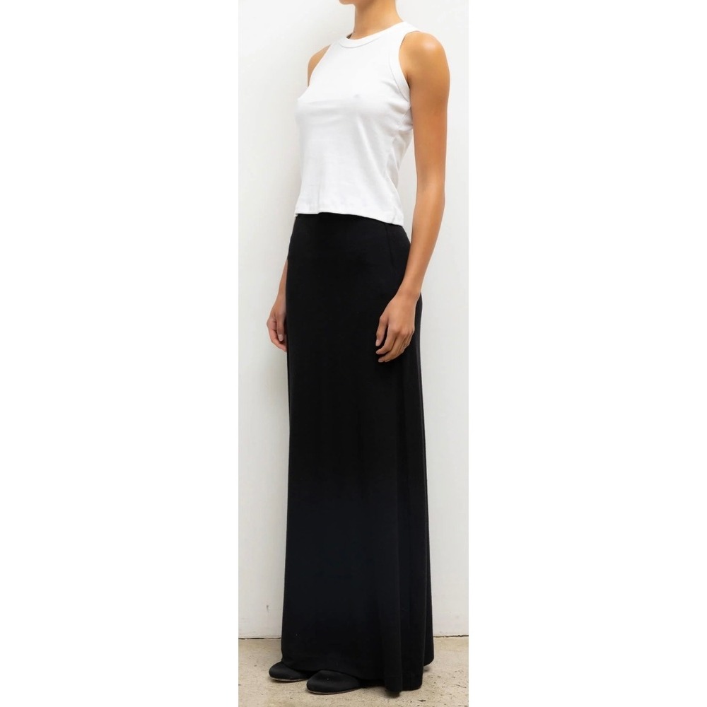 LESET Lauren High Waist Maxi Skirt Black NWT Size XS - Picture 3 of 9
